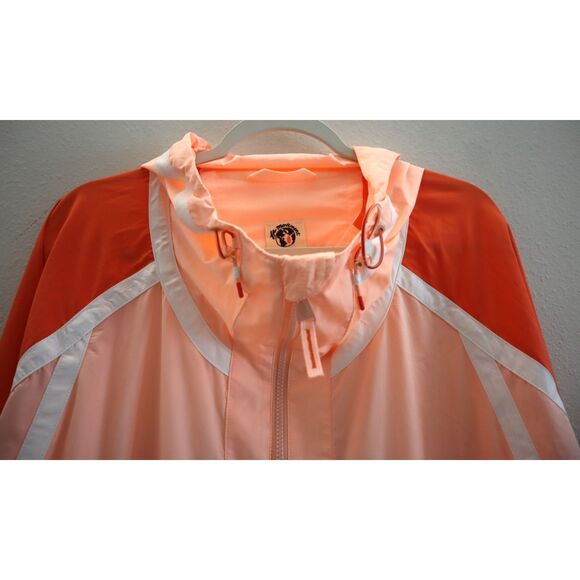 FP Movement OB1928025 Women Sz L Peach Combo Care Like The Wind Logo Jacket - Picture 4 of 13